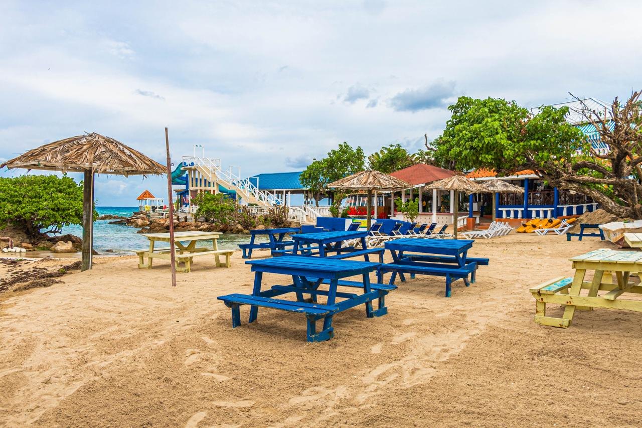 Beach at the resort